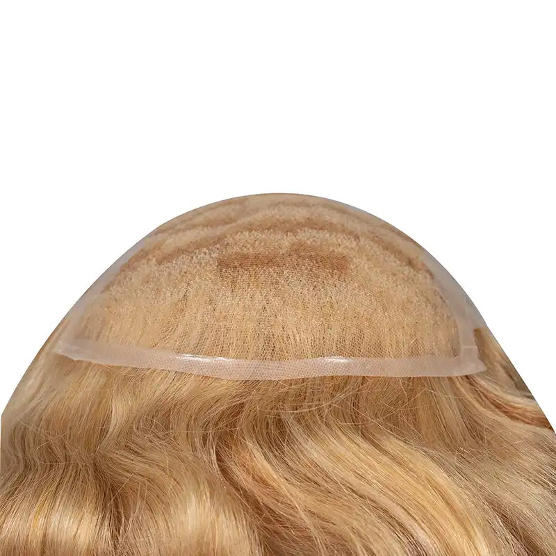 Celeste | French Lace and Skin Hair Topper for Women