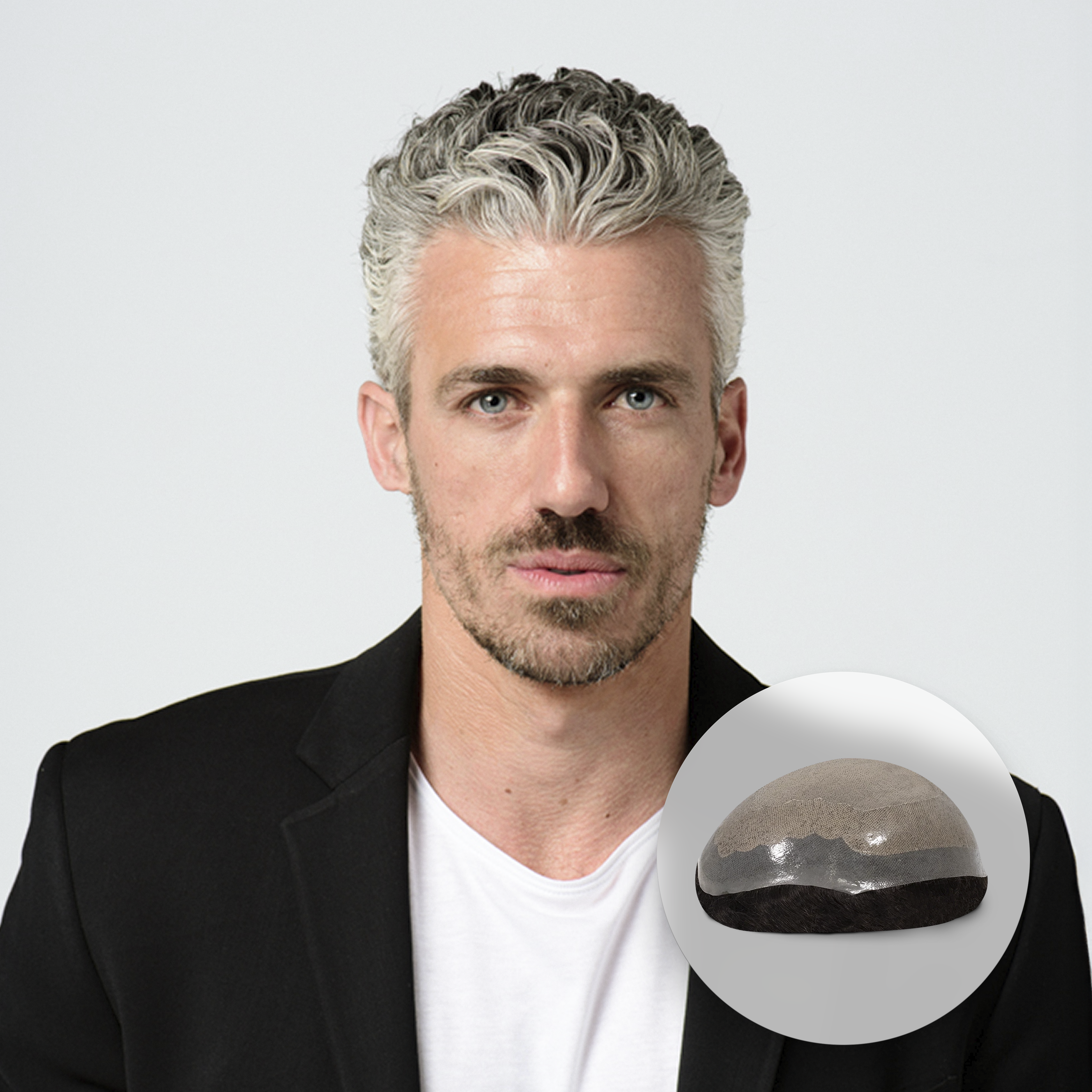 V-Silk | Silk center with V-looped skin front