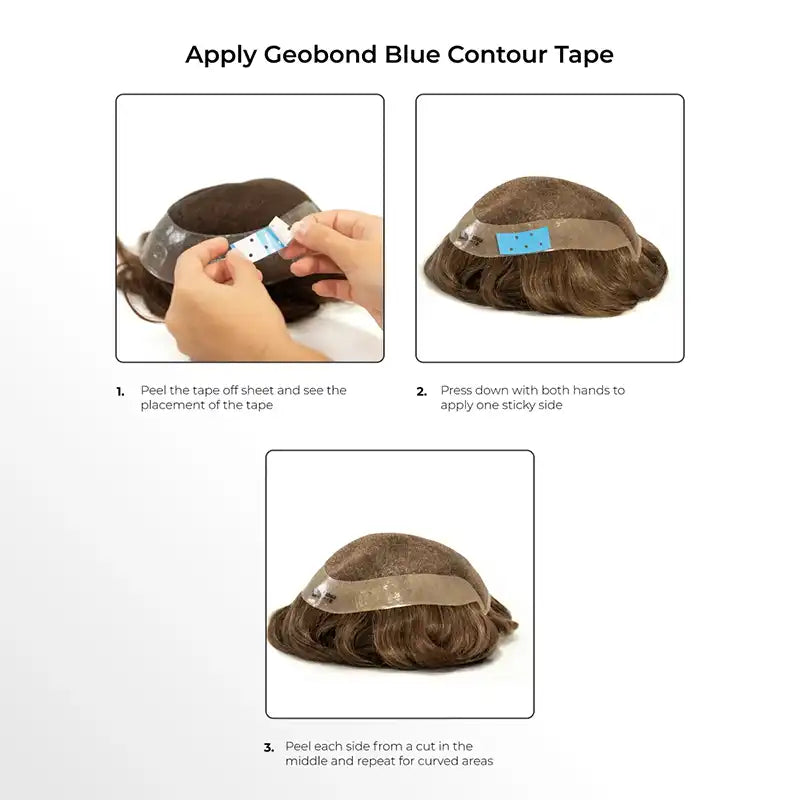 Geobond Blue 3/4" x 1-1/2" Contour strips