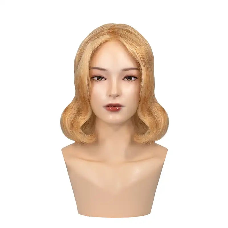 Celeste | French Lace and Skin Hair Topper for Women