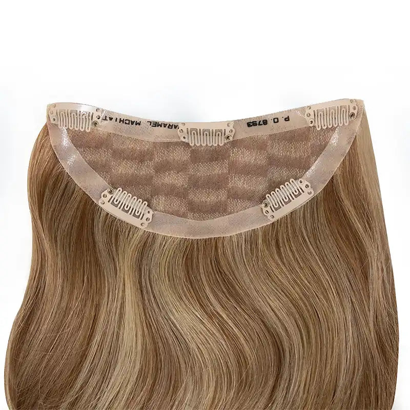 Aluna | Clip-on Fine Mono Hair Topper