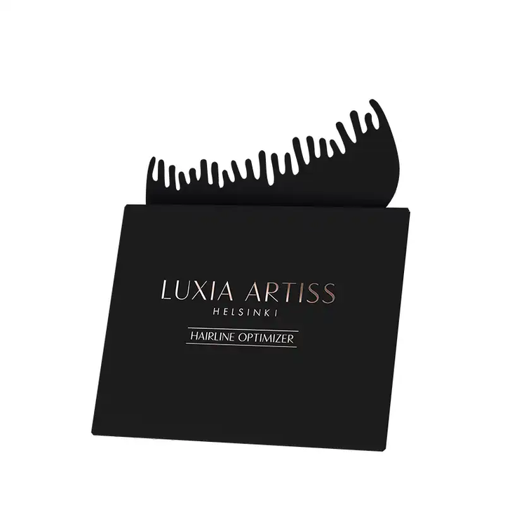 Herramienta optimizadora de la línea del cabello para fibras capilares engrosadoras