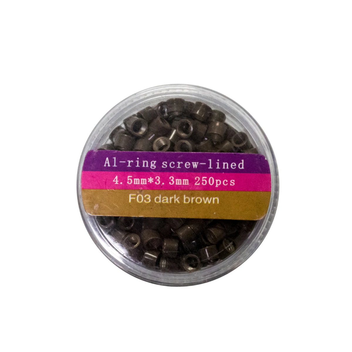 Microlinks - 4.5 X 3.3 Al-Ring Screw Lined