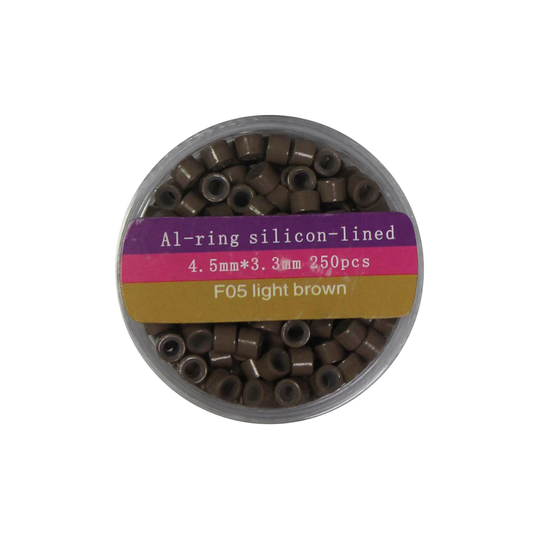 Microlinks - 4.5 X 3.3 Al-Ring Silicone Lined