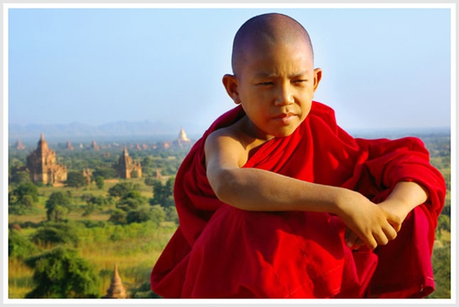 boy Monk - Heads of Humility: Religion, Renunciation and Head Shaving